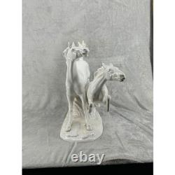 Vintage Cuernavaca Horses White Porcelain Running Figures 20
