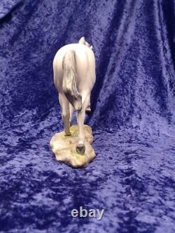 Vintage Cybis Porcelain Grey Dapple Galloping Stallion Horse Signed