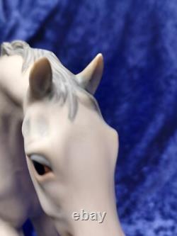Vintage Cybis Porcelain Grey Dapple Galloping Stallion Horse Signed
