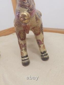 Vintage Decorative Horse, Horese Figure, Porcelai Orienta Parade, Hand Painted