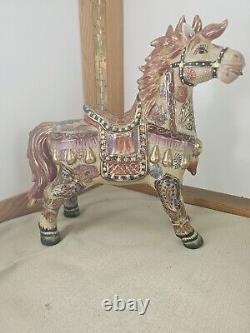 Vintage Decorative Horse, Horese Figure, Porcelai Orienta Parade, Hand Painted