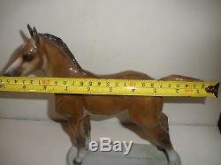 Vintage Early Rosenthal 10 Horse Porcelain Figure Albert Hinrich Hussman