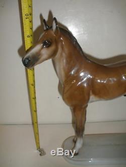 Vintage Early Rosenthal 10 Horse Porcelain Figure Albert Hinrich Hussman