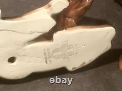 Vintage English Beswick Prancing Stallion and Recumbent Austrian Foal Figurines