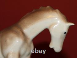 Vintage European Handcrafted Porcelain Horse Figurine