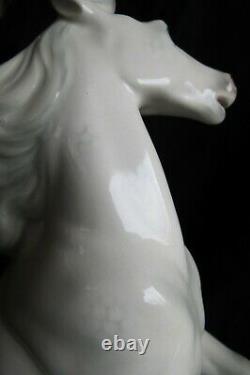 Vintage Figure Horse Stallion Statue Wilhelm Thomasch 1016 Austria porcelain