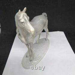 Vintage Figurine Horse Metzler Ortloff Porcelain Statue Art German Rare Old 20th