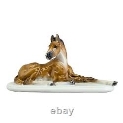 Vintage Foal Horse Original Rosenthal Albert Hussmann Porcelain Figurine Decor