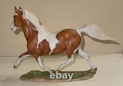 Vintage Franklin Mint Misty Pinto Horse Porcelain Figurine Pamela du Boulay