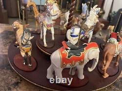 Vintage Franklin Mint Treausry Of Art Fair Carousel 1988