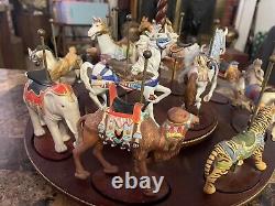 Vintage Franklin Mint Treausry Of Art Fair Carousel 1988