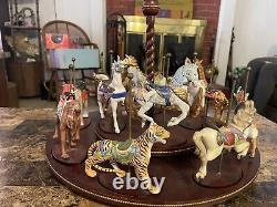 Vintage Franklin Mint Treausry Of Art Fair Carousel 1988