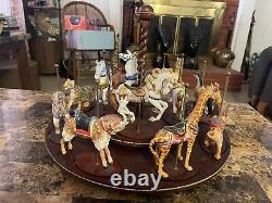 Vintage Franklin Mint Treausry Of Art Fair Carousel 1988