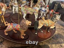 Vintage Franklin Mint Treausry Of Art Fair Carousel 1988