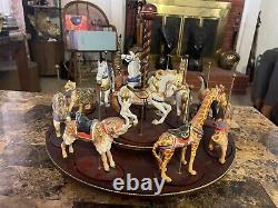 Vintage Franklin Mint Treausry Of Art Fair Carousel 1988