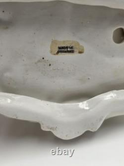 Vintage German Porcelain Cinderella Coach Carriage Figurine Horses Rococo Couple