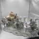 Vintage German Porcelain Coach Carriage Princess Nobles 6 Horses Statue