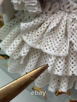 Vintage Gerold Porzellan Tettau Bavaria Horse Drawn Carriage Figurine Gold Vintage Gerold Porzellan Tettau Bavaria Horse Drawn Carriage Figurine Gold