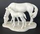 Vintage Goebel G. Bochmann 1974 Porcelain Horse & Foal Sculpture Statue Germany