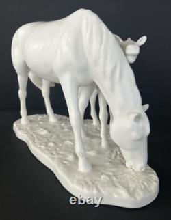 Vintage Goebel G. Bochmann 1974 Porcelain Horse & Foal Sculpture Statue Germany
