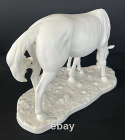 Vintage Goebel G. Bochmann 1974 Porcelain Horse & Foal Sculpture Statue Germany