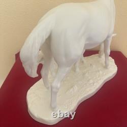 Vintage Goetz bisque porcelain horse and foal figurine. Signed. MINT CONDITION