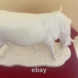 Vintage Goetz bisque porcelain horse and foal figurine. Signed. MINT CONDITION