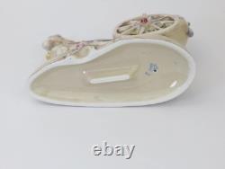 Vintage Gräfenthal Porcelain Figurine Child in Horse-Drawn Carriage