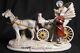 Vintage Grafenthal Porcelain Horse & Carriage With Couple Germany