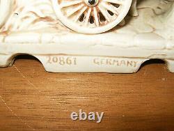 Vintage Grafenthal Porcelain Horse & Carriage with Couple-Germany-c1893