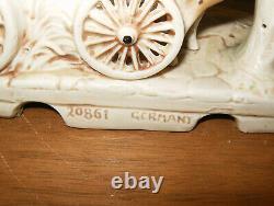 Vintage Grafenthal Porcelain Horse & Carriage with Couple-Germany-c1893