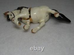 Vintage Hagen Renaker Circus Pony Gold Harness Miniature Figurine A-267