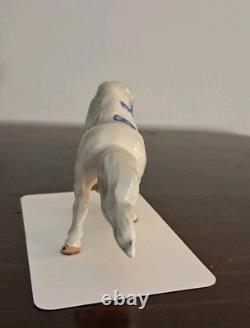 Vintage Hagen Renaker Circus Pony, Head Down, Turquoise Harness