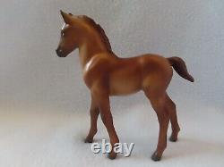 Vintage Hagen Renaker DW 4.5 Roughneck Morgan Chestnut Colt Horse Figurine