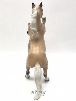 Vintage Hagen Renaker Palamino Stallion Horse Figurine King Cortez 8 1/8