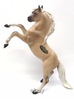 Vintage Hagen Renaker Palamino Stallion Horse Figurine King Cortez 8 1/8