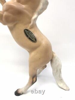 Vintage Hagen Renaker Palamino Stallion Horse Figurine King Cortez 8 1/8