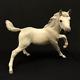 Vintage Hagen Renaker Yearling Horse Figurine Sky Chief In Matte White/gray