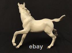 Vintage Hagen Renaker Yearling Horse Figurine Sky Chief in Matte White/Gray