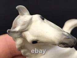 Vintage Hagen Renaker Yearling Horse Figurine Sky Chief in Matte White/Gray