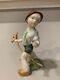 Vintage Herend Hungary Porcelain Figurine, Boy Riding Hobby Horse, Model #5836