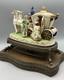Vintage Horse And Carriage Porcelain Figurine Victorian Light