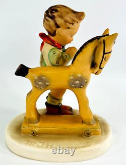 Vintage Hummel 4.25 Figurine Prayer Before Battle Boy withToy Horse (1950-1955)