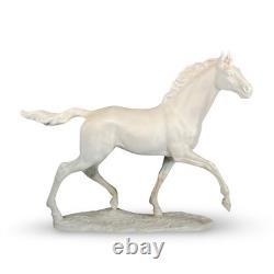 Vintage Hutschenreuther Carl Werner Bisque Porcelain Galloping Horse Figurine 9