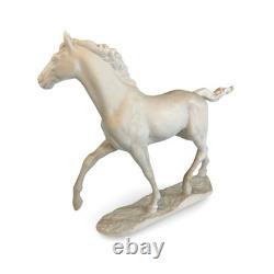 Vintage Hutschenreuther Carl Werner Bisque Porcelain Galloping Horse Figurine 9