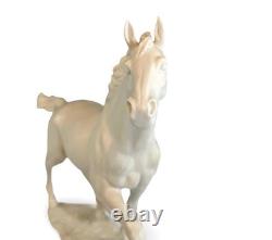 Vintage Hutschenreuther Carl Werner Bisque Porcelain Galloping Horse Figurine 9