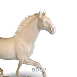 Vintage Hutschenreuther Carl Werner Bisque Porcelain Galloping Horse Figurine 9