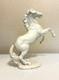 Vintage Hutschenreuther Gk White Porcelain Large Rearing Stallion Horse Figurine