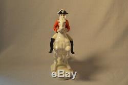 Vintage Hutschenreuther German Porcelain Figurine Lipizzan Horse and Rider