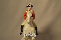 Vintage Hutschenreuther German Porcelain Figurine Lipizzan Horse and Rider